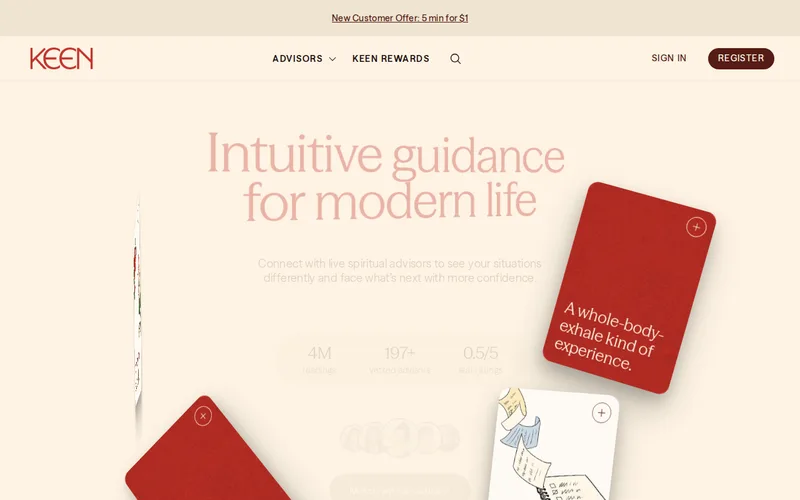 Keen website