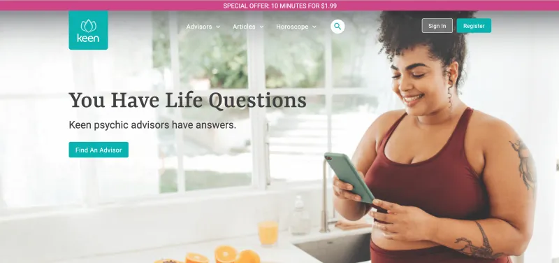 Keen website